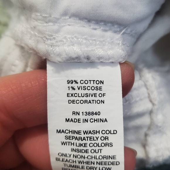 Kidpik Denim White with Purple Sequin Stripe Skirt - Picture 10 of 10